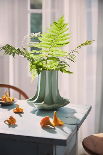 Kantarell vase - Grønn, 20,5 cm - Kähler