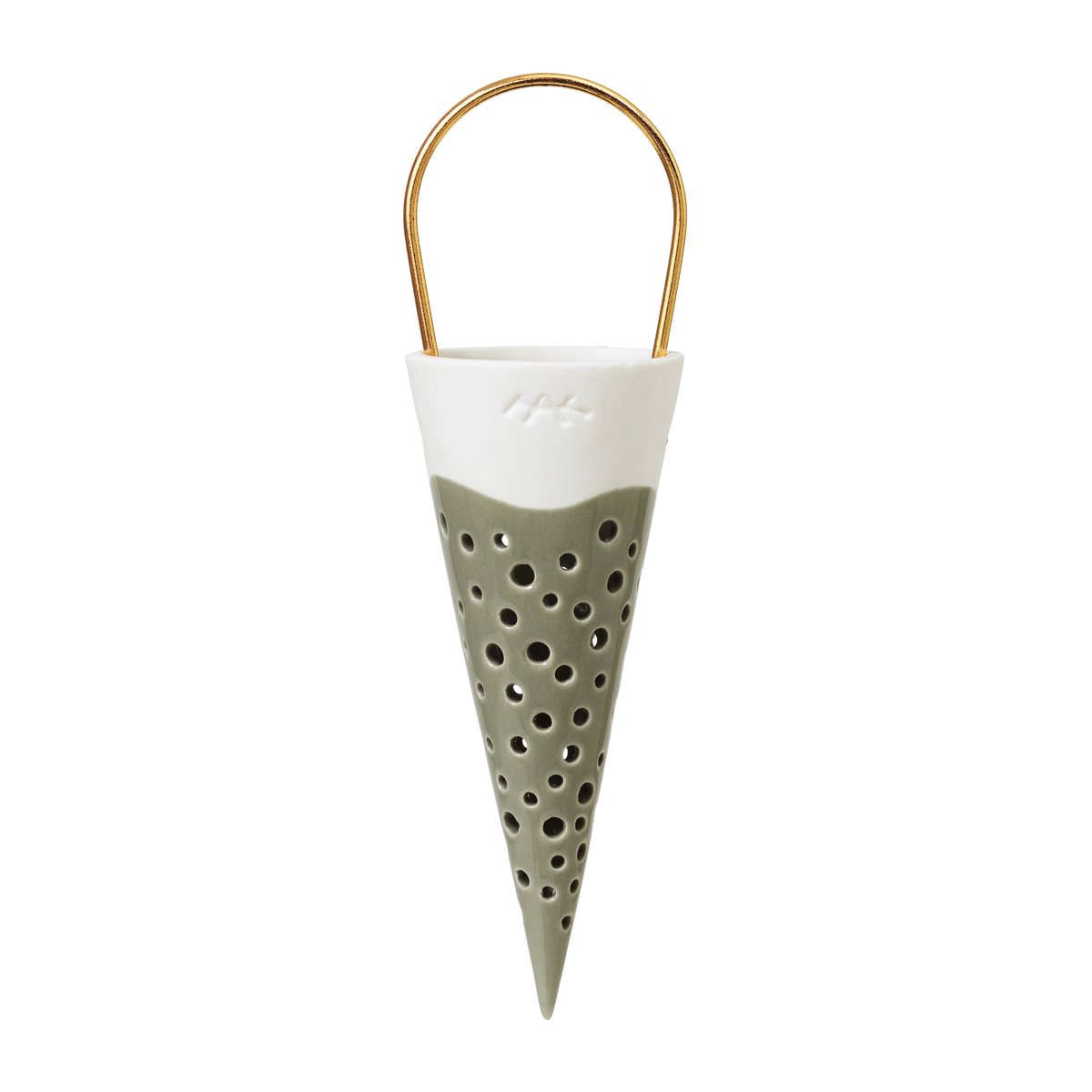 Kähler Nobili kremmerhus juletrepynt 18 cm Grnn | Skandinavisk Design | Julepynt | Grønn