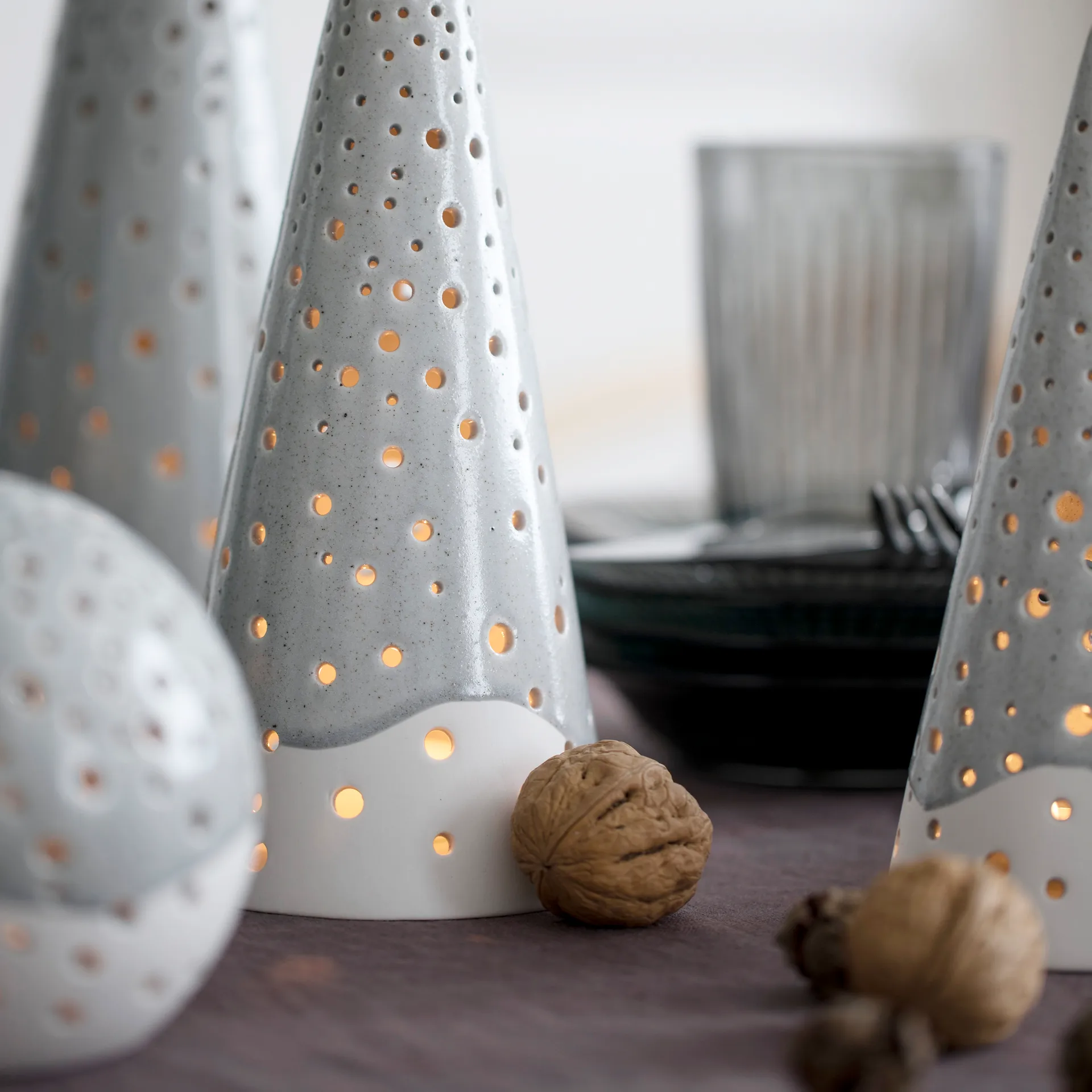 Nobili lykt grå, liten Kähler