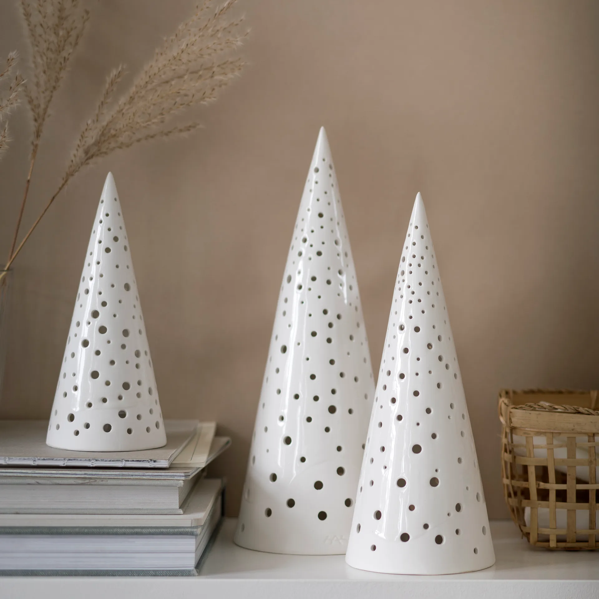 Nobili lysestake, snow white Kähler