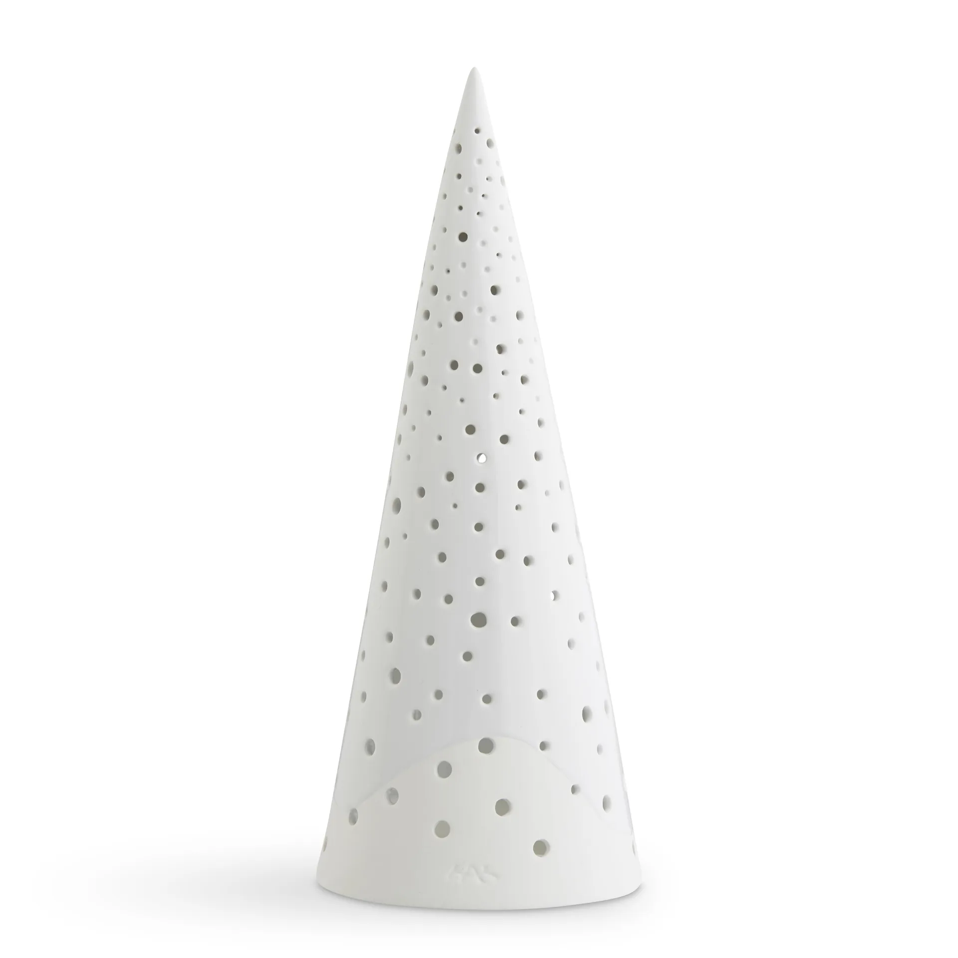 Nobili lysestake stor, snow white Kähler