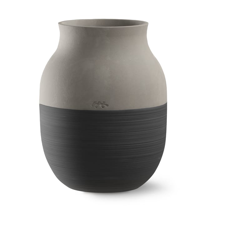 Omaggio Circulare Vase H20 cm - Antrasittgrå - Kähler