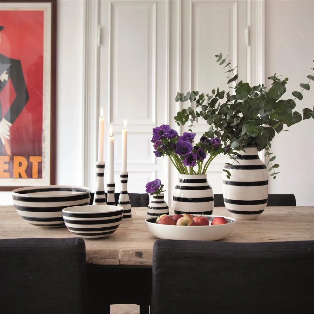 Omaggio skål stor, svart Kähler