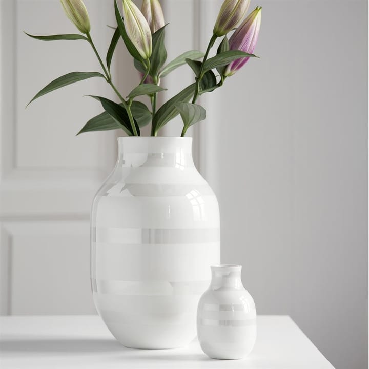Omaggio vase perlemor, stor Kähler
