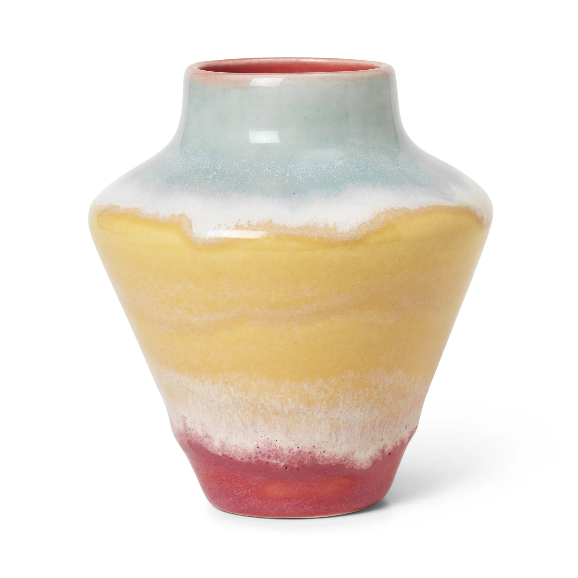 Poppery vase 12 cm, Pink-mint-gul Kähler