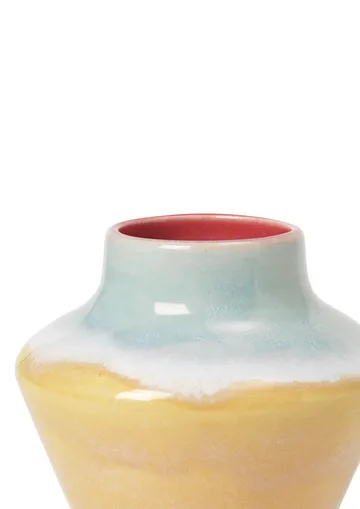 Poppery vase 12 cm - Pink-mint-gul - Kähler