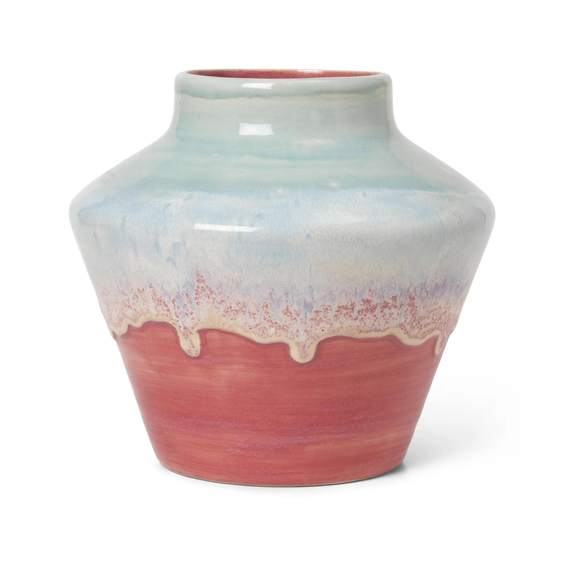 Poppery vase 20,5 cm, Mint-pink Kähler