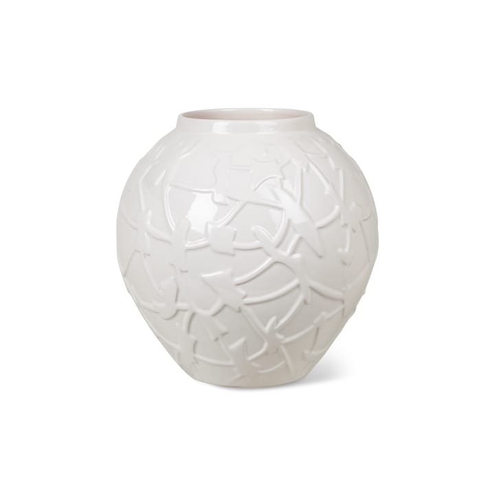 Relief vase 20 cm - Hvit - Kähler