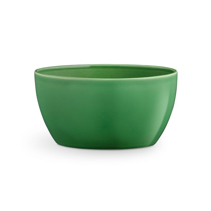 Ursula oval skål 12x17 cm - mørkegrønn - Kähler