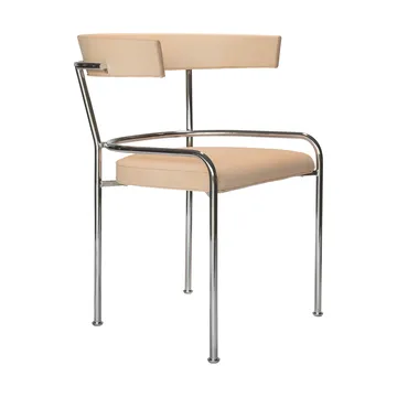 GA-1 karmstol - Elmo Vegeta lær-krom - Källemo