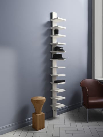 Pilaster vegghylle - Eggeskall høyglans - Källemo