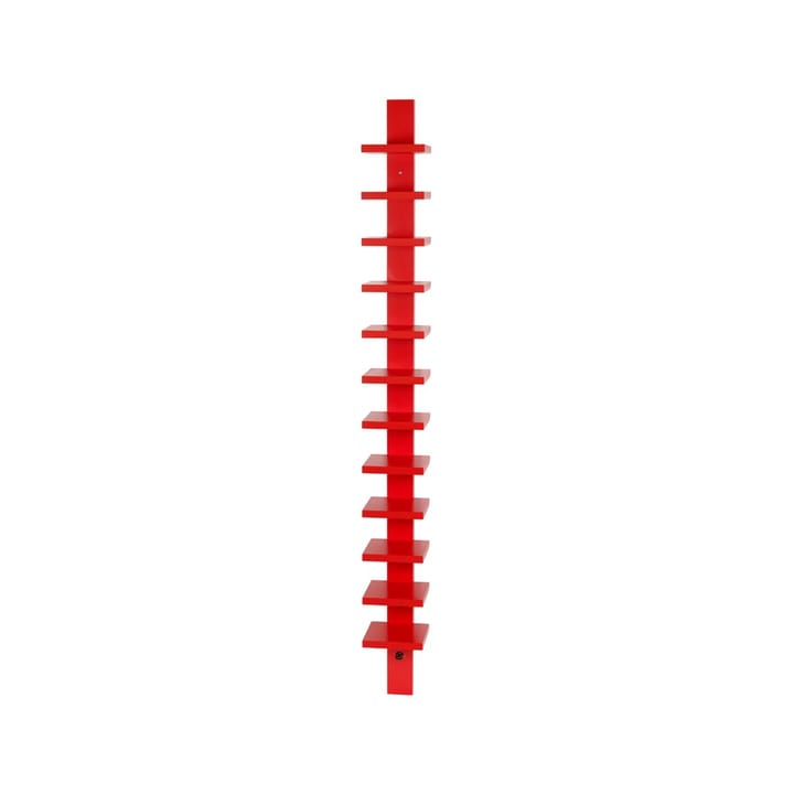 Pilaster vegghylle - Rød beiset - Källemo