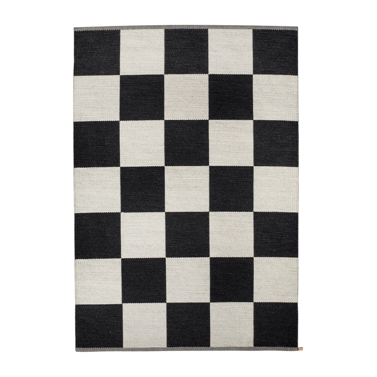 Bilde av Kasthall Checkerboard Icon gulvteppe 165x240 cm Midnight black