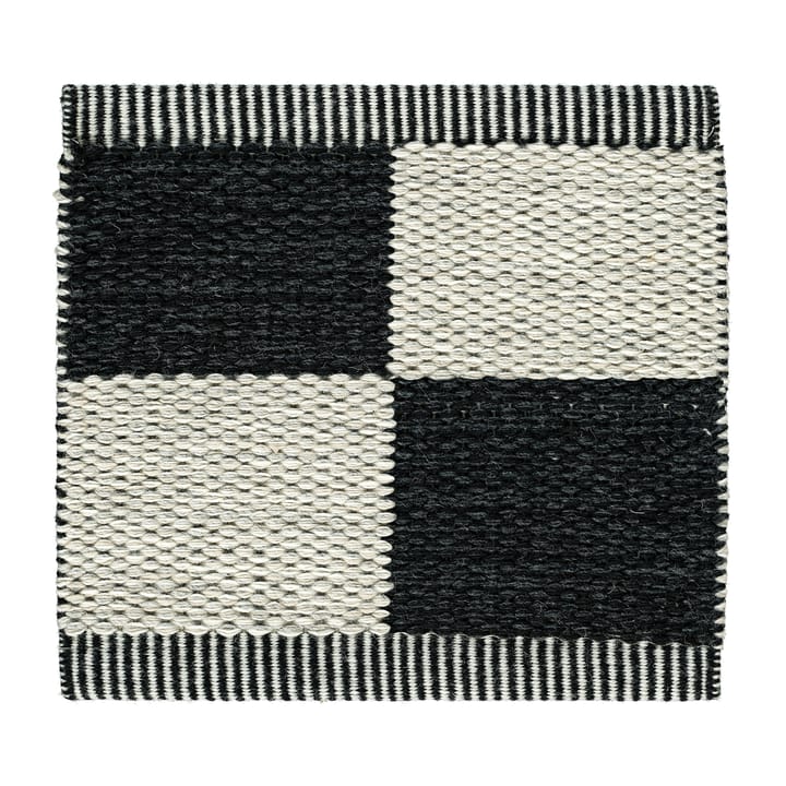 Checkerboard Icon gulvteppe 85x200 cm - Midnight black - Kasthall