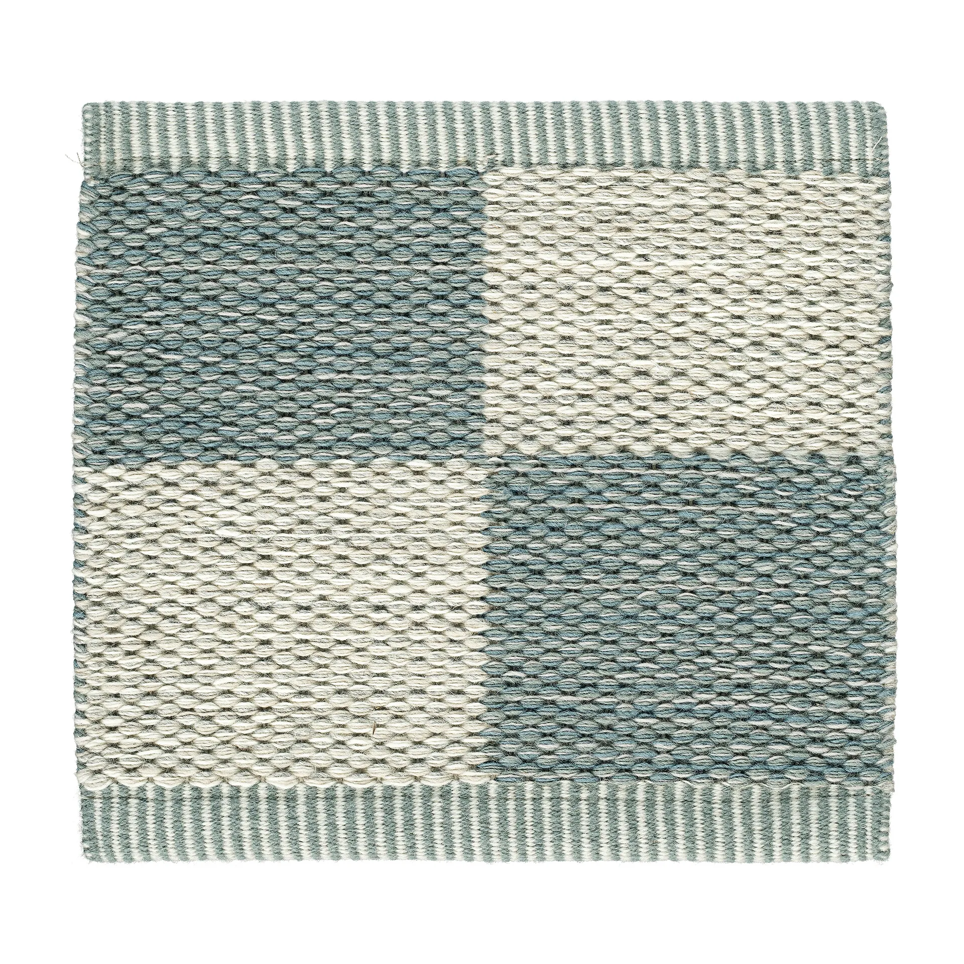 Checkerboard Icon gulvteppe 85x200 cm, Polarized Blue Kasthall
