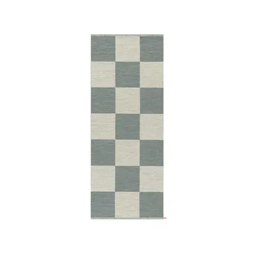 Checkerboard Icon gulvteppe 85x200 cm - Polarized Blue - Kasthall