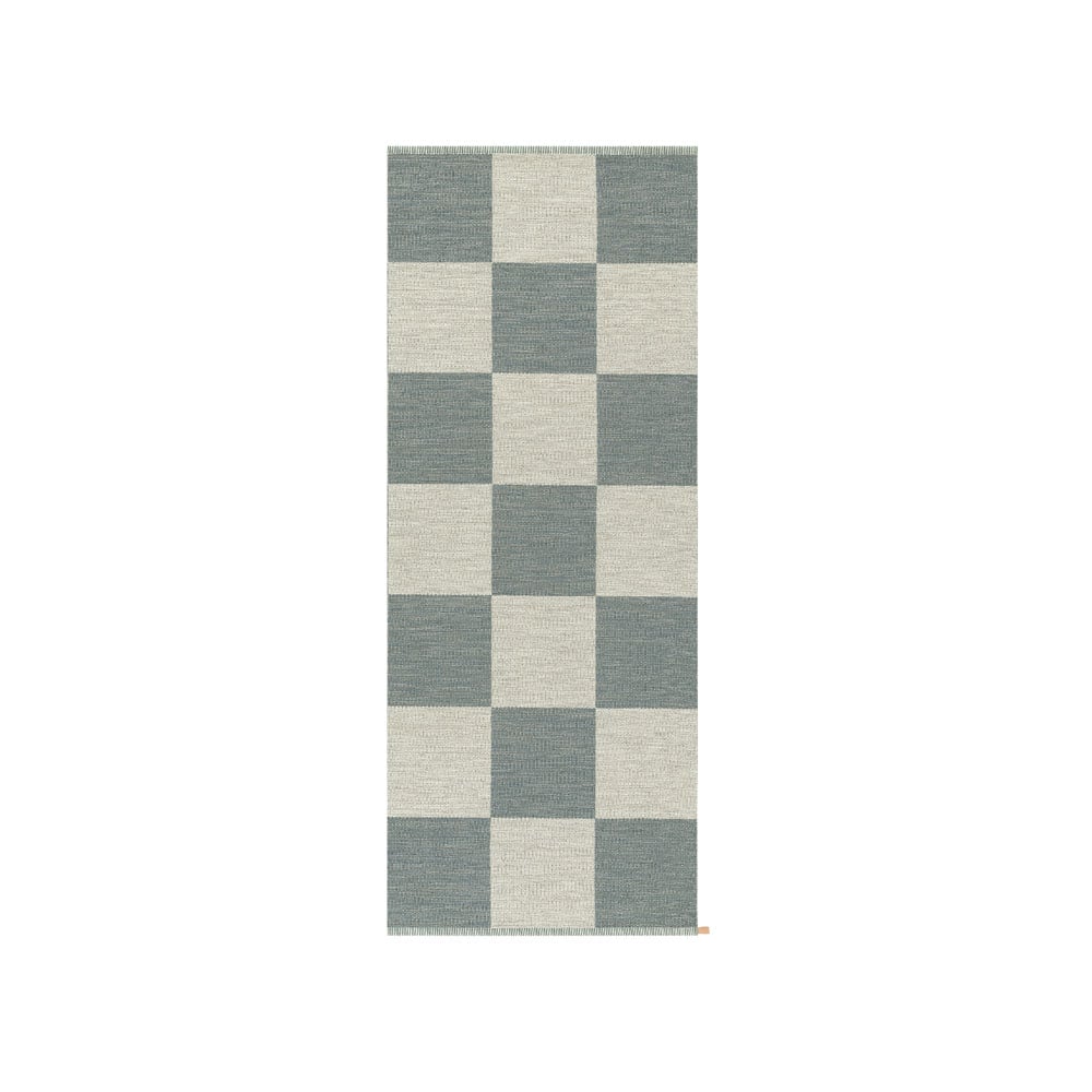 Checkerboard Icon gulvteppe 85x200 cm Polarized Blue