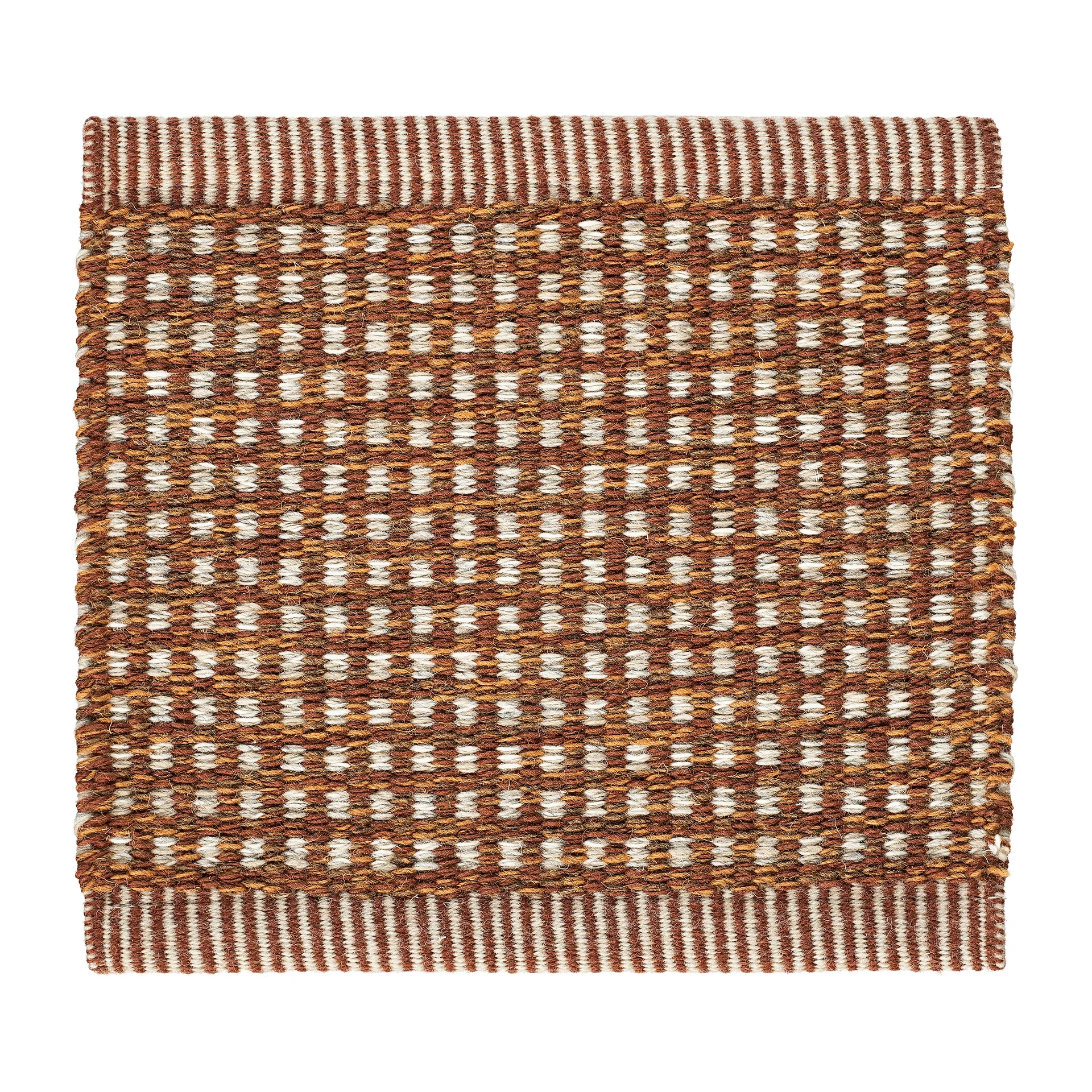 Dot Icon gulvteppe 90x240 cm, Burnt Terracotta Kasthall