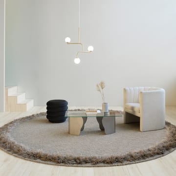 Feather teppe rundt - Raven 280 cm - Kasthall