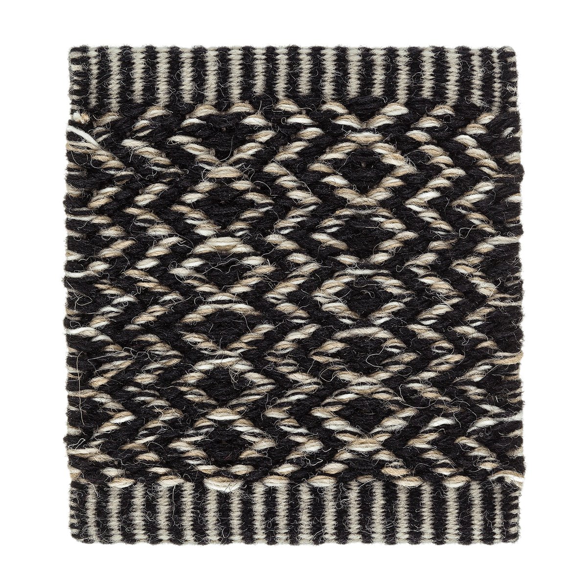 Ingrid Icon gulvteppe 85x240 cm Black White