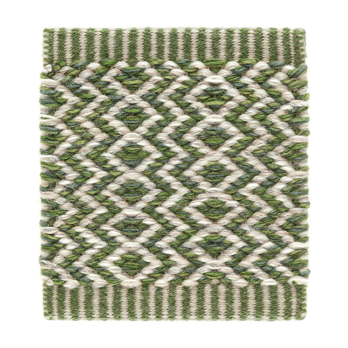 Ingrid Icon gulvteppe 85x240 cm Green White