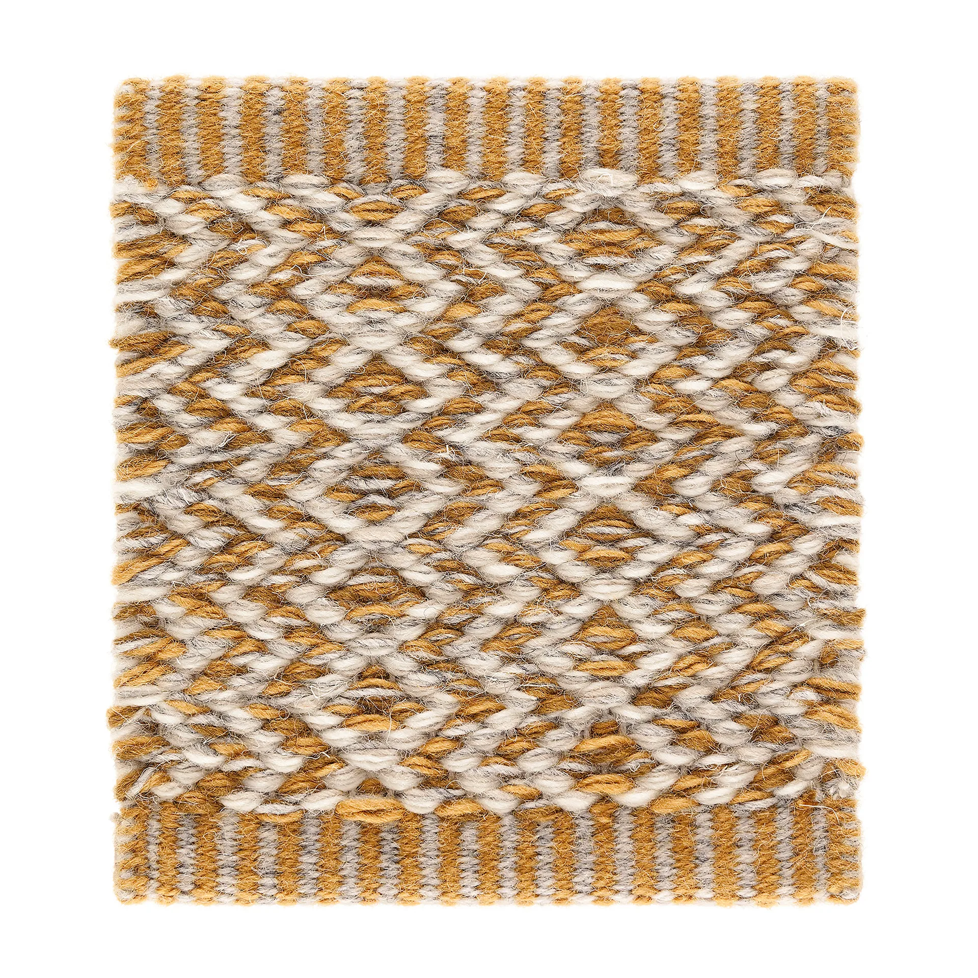 Ingrid Icon gulvteppe 85x240 cm, Yellow White Kasthall