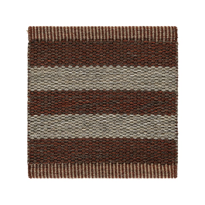 Narrow Stripe Icon entréteppe  - Red clay 240 x 160 cm - Kasthall