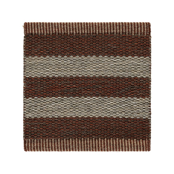 Narrow Stripe Icon entréteppe  - Red clay 240 x 160 cm - Kasthall