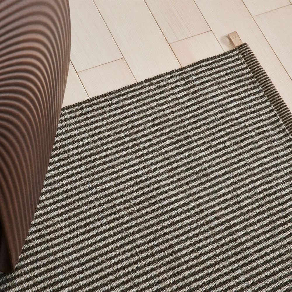 Stripe Icon entréteppe, Straw yellow 485 90 x 250 cm Kasthall