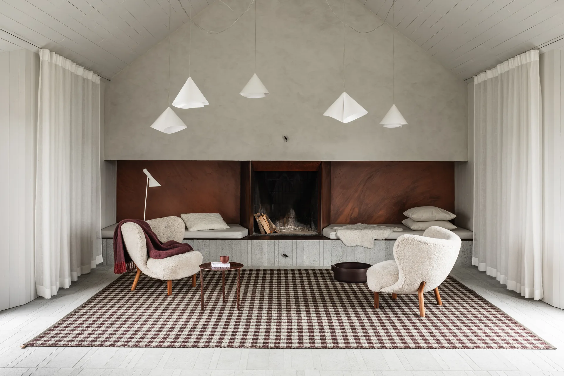 Vichy teppe 240x350 cm, Sloe Berry 252 Kasthall