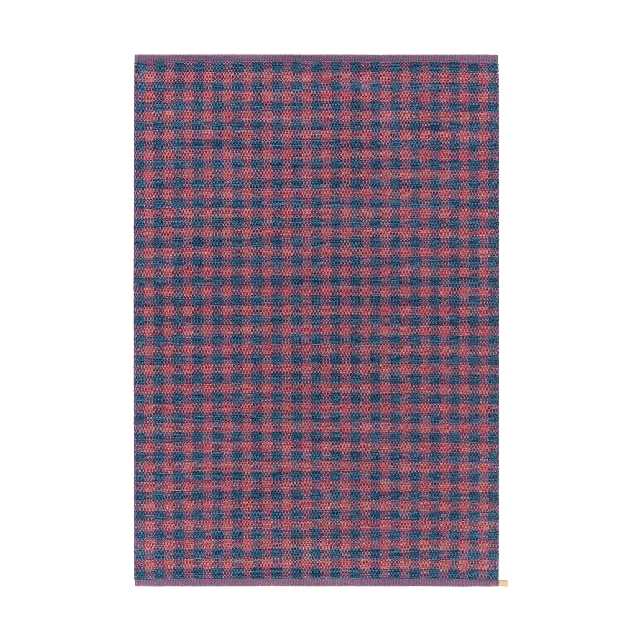 Kasthall Vichy teppe 85x240 cm Raspberry Blue 260 | Skandinavisk Design | Lugg- & Ryeteppe | Blå