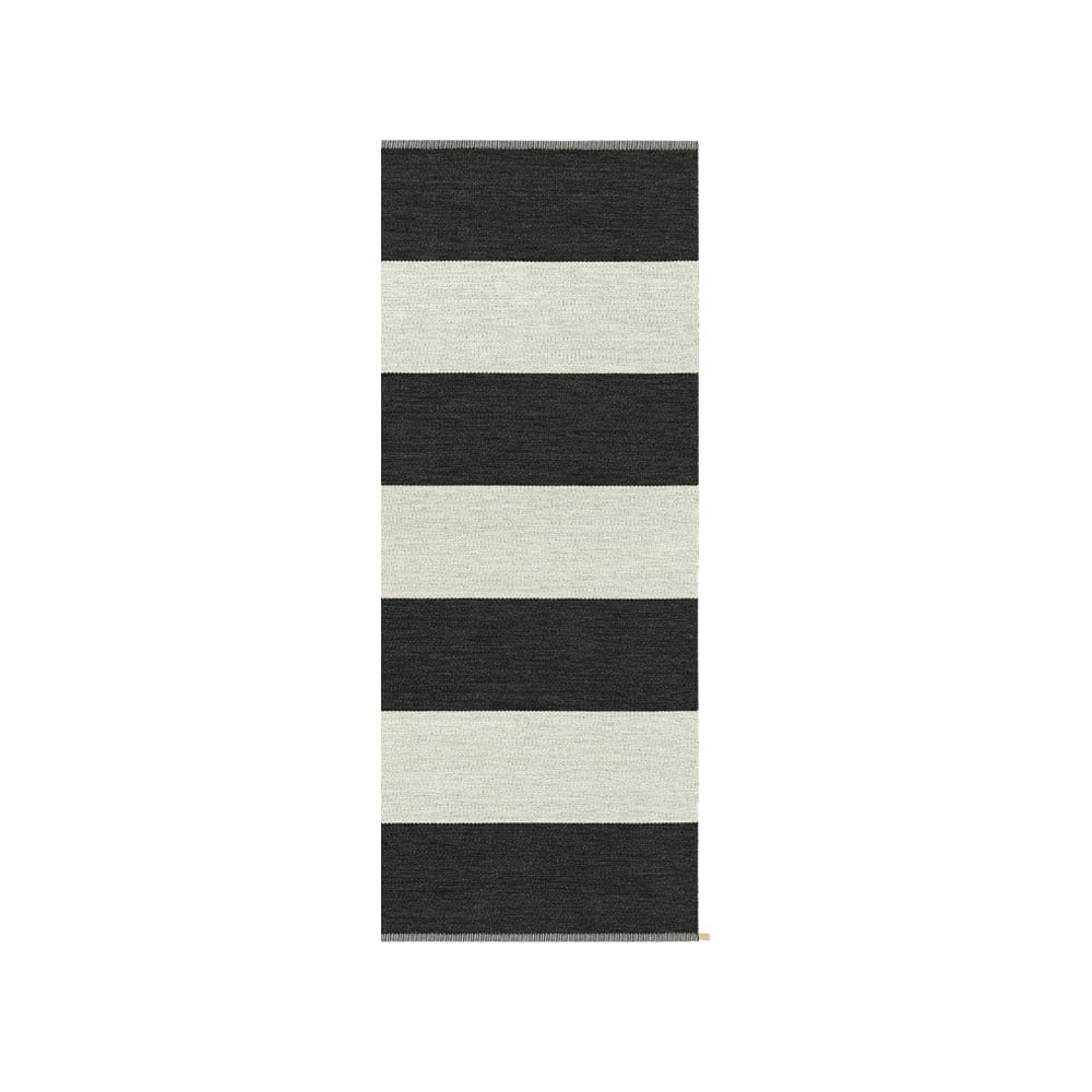 Bilde av Kasthall Wide Stripe Icon entréteppe Midnight black 200 x 85 cm