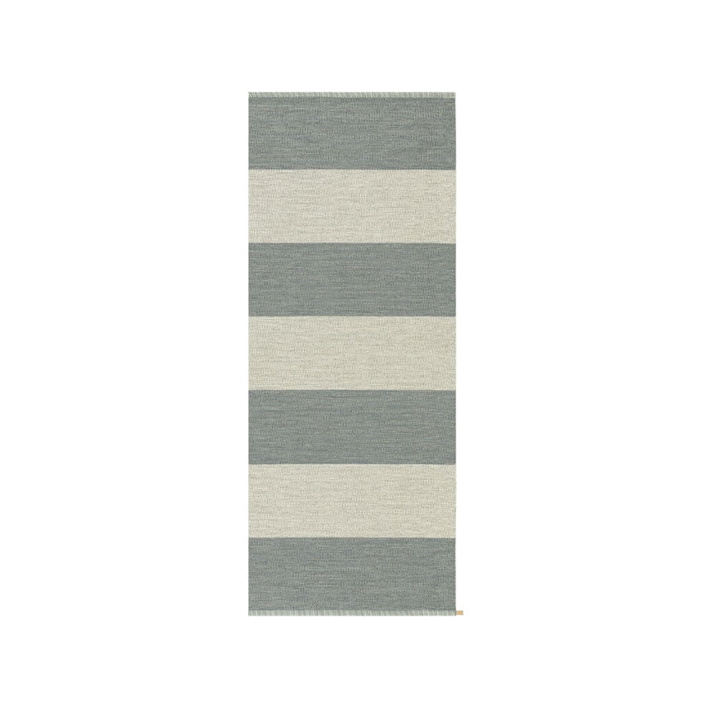 Bilde av Kasthall Wide Stripe Icon entréteppe Polarized blue 200 x 85 cm