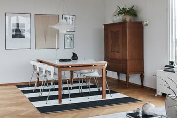 Wide Stripe Icon gulvteppe 160x240 cm - Midnight black - Kasthall