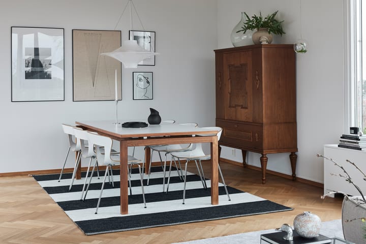 Wide Stripe Icon gulvteppe 160x240 cm, Midnight black Kasthall