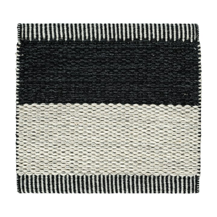 Wide Stripe Icon gulvteppe 85x240 cm - Midnight black - Kasthall