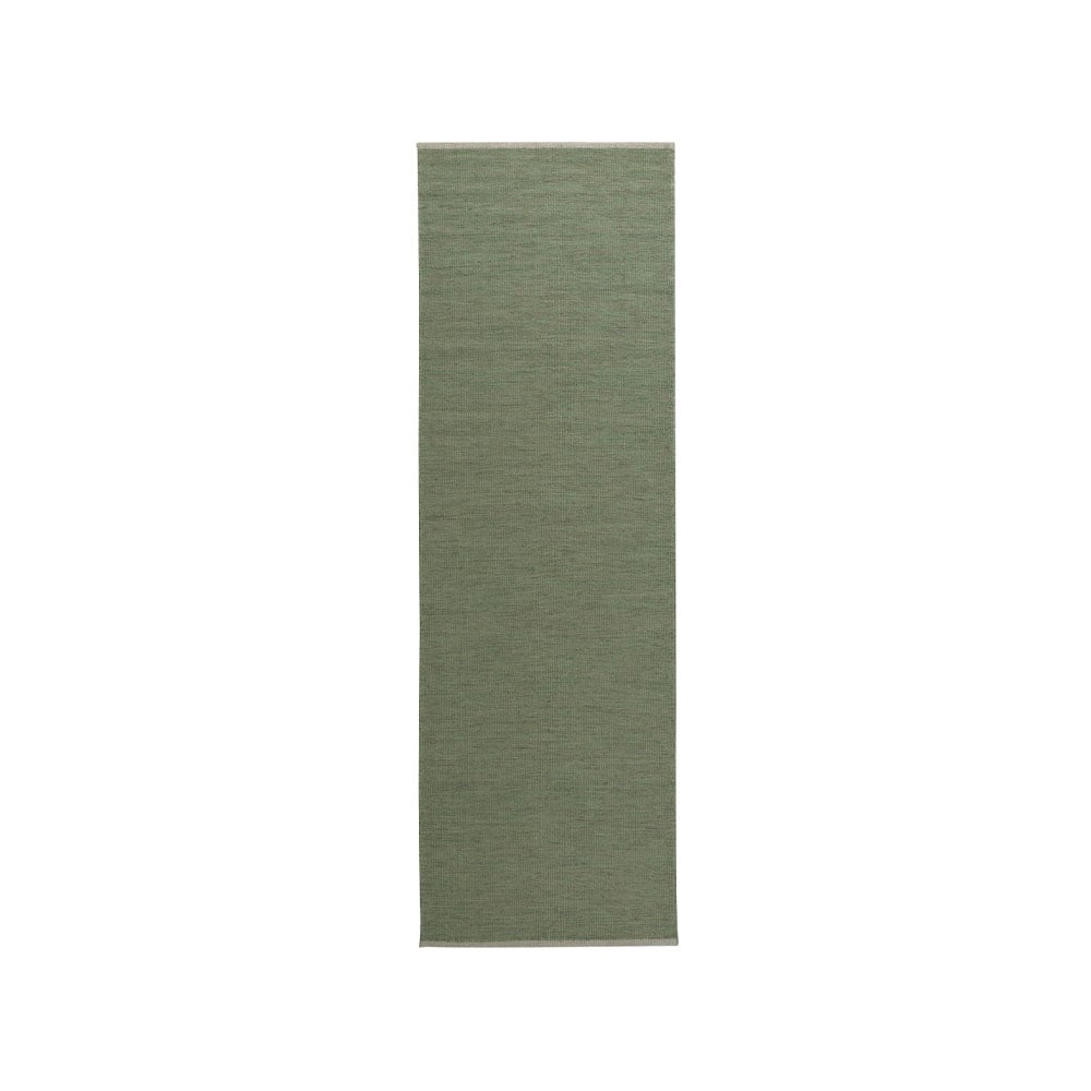 Kateha Allium gangteppe 80x250 cm willow green | Skandinavisk Design | Ulltepper | Grønn