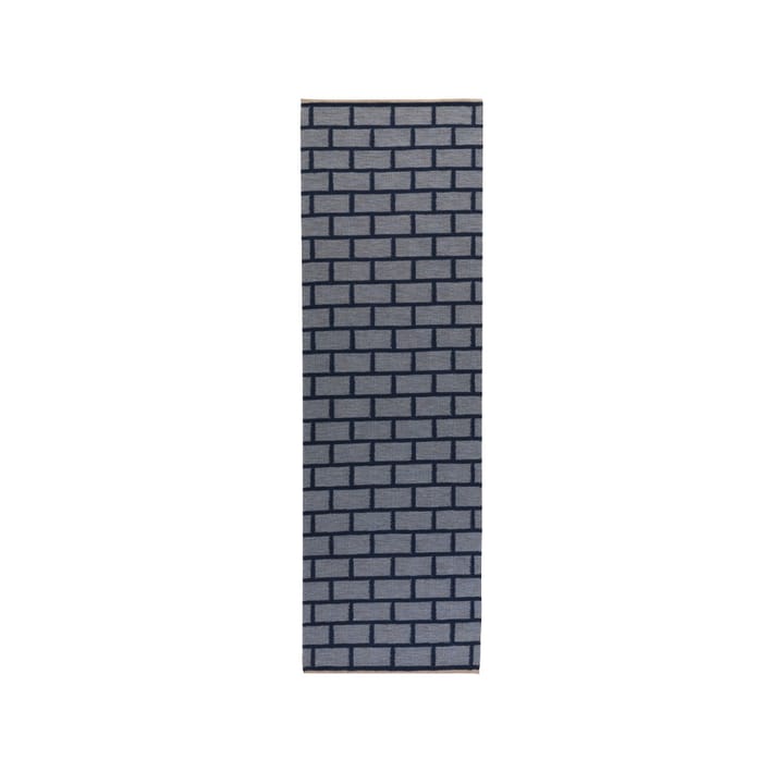 Brick entréteppe - blue, 80 x 250 cm - Kateha
