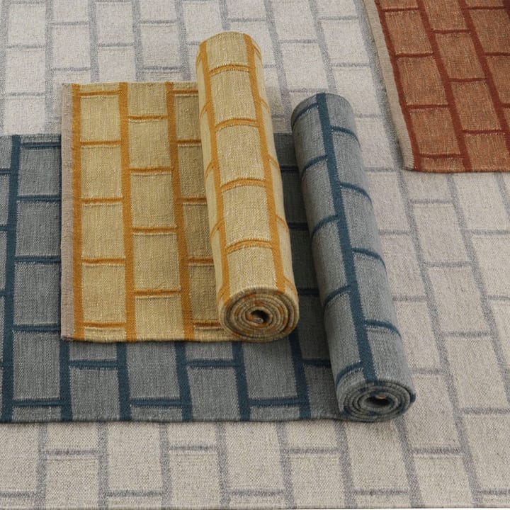 Brick entréteppe, green, 80 x 250 cm Kateha