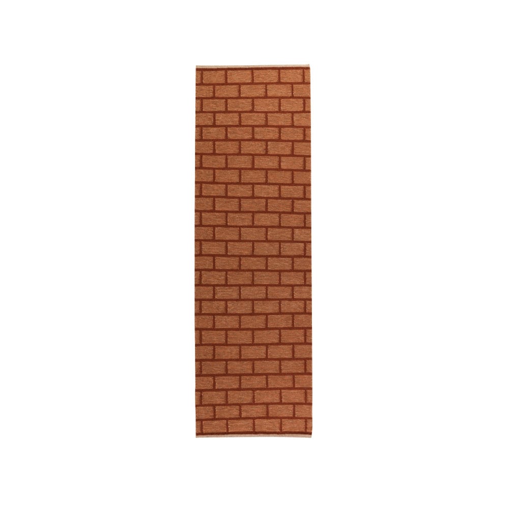 Bilde av Kateha Brick entréteppe rust 80 x 250 cm