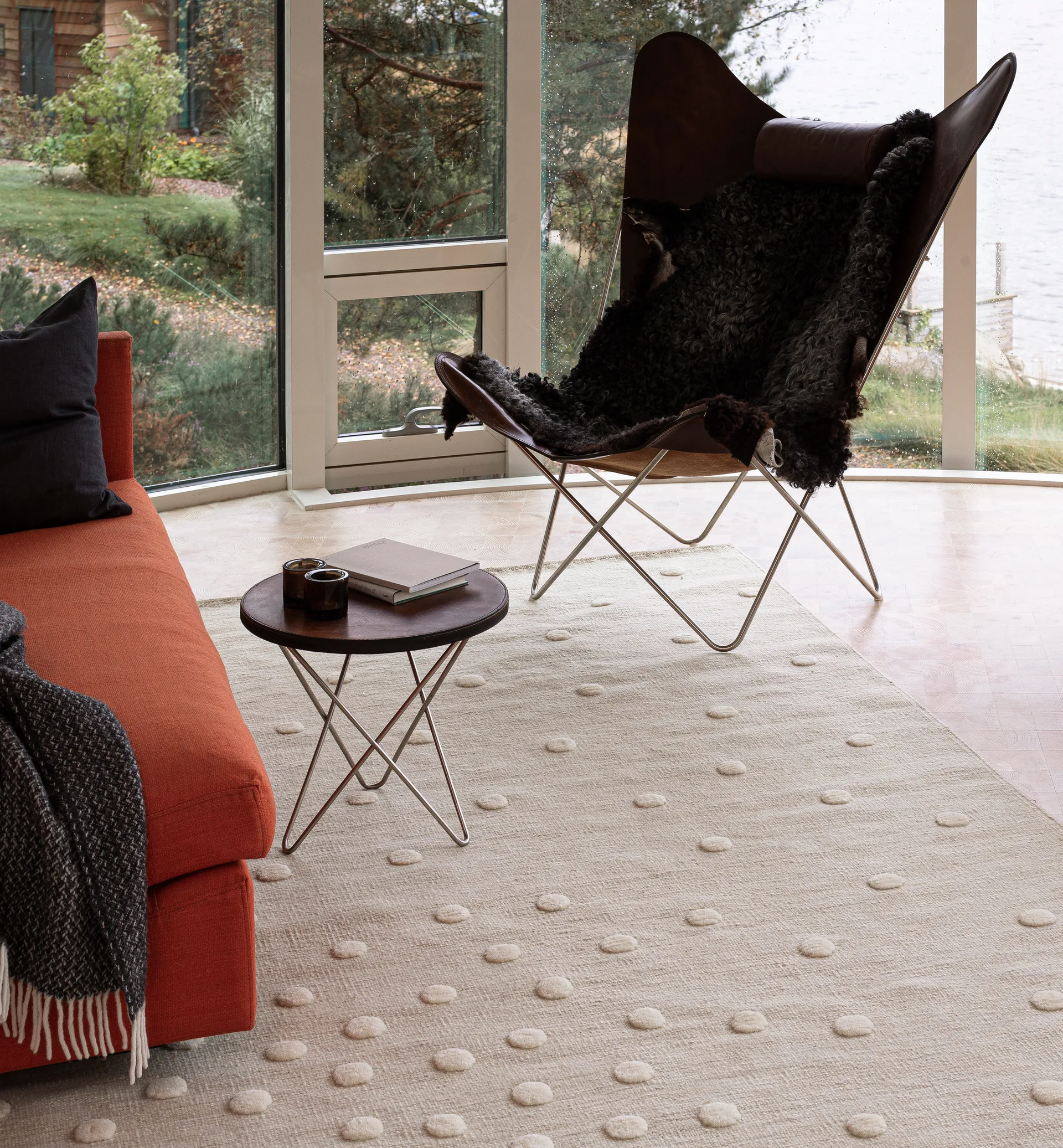 Bula løper, White, 80x250 cm Kateha