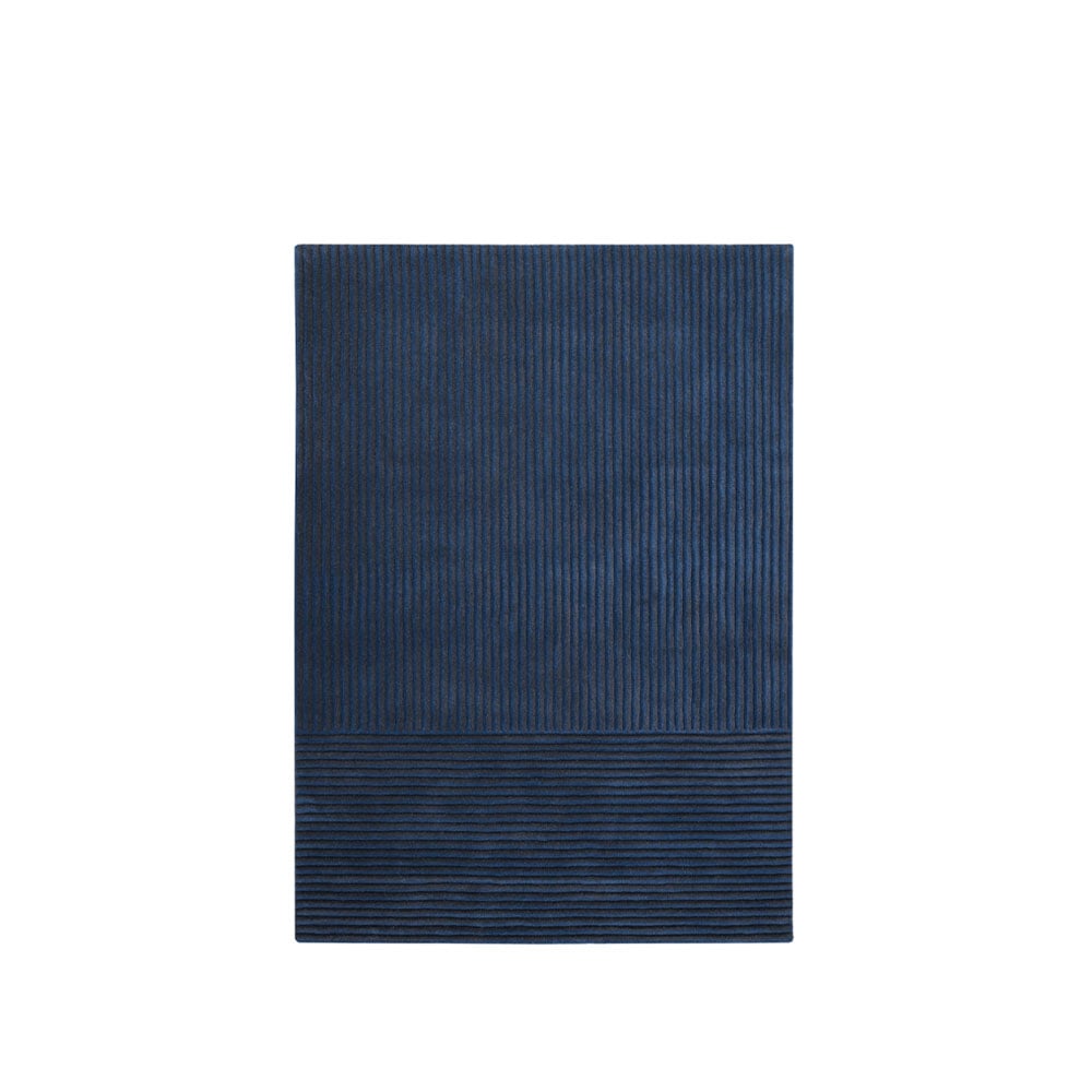 Bilde av Kateha Dunes Straight teppe blue 170 x 240 cm