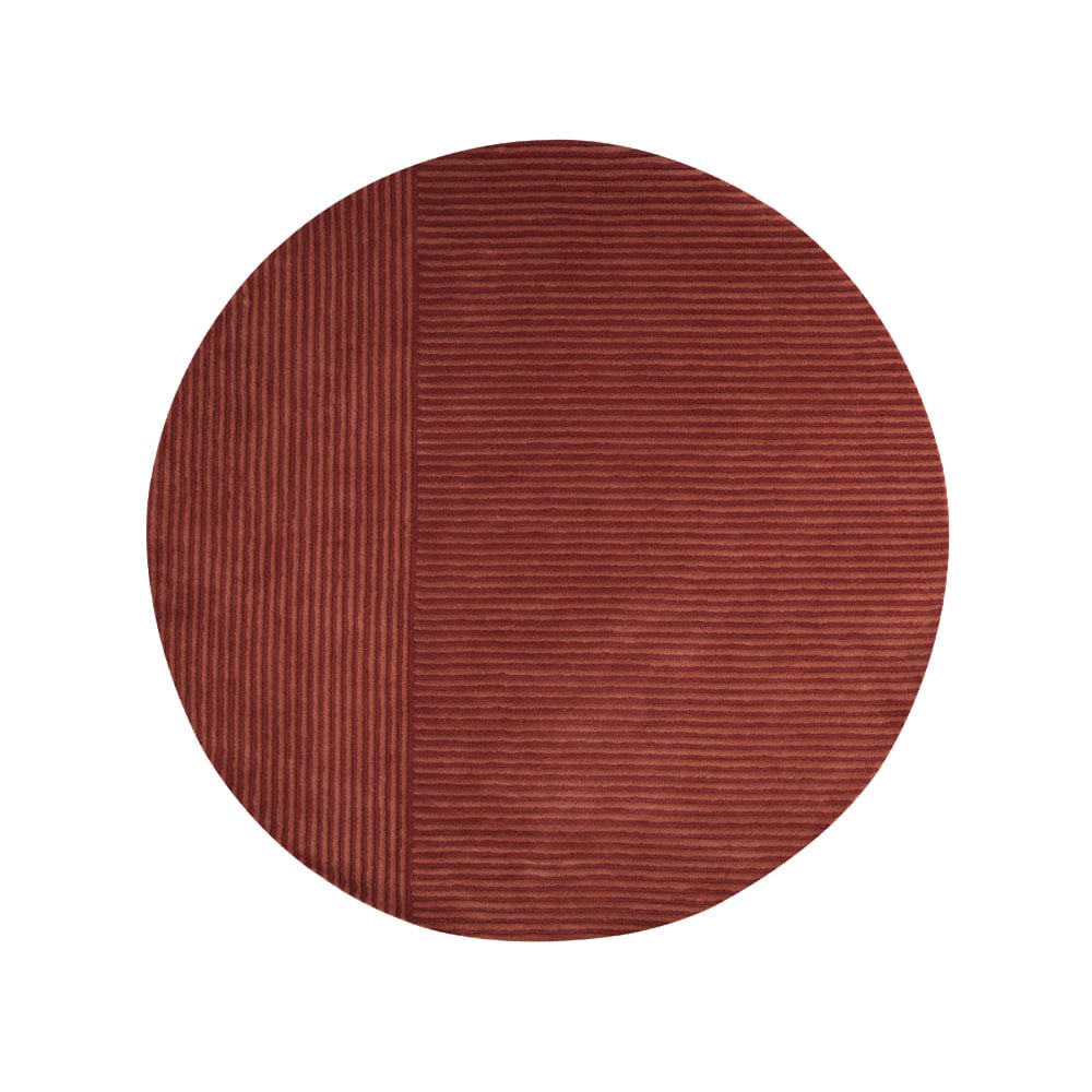 Bilde av Kateha Dunes Straight teppe rundt dusty red 200 cm