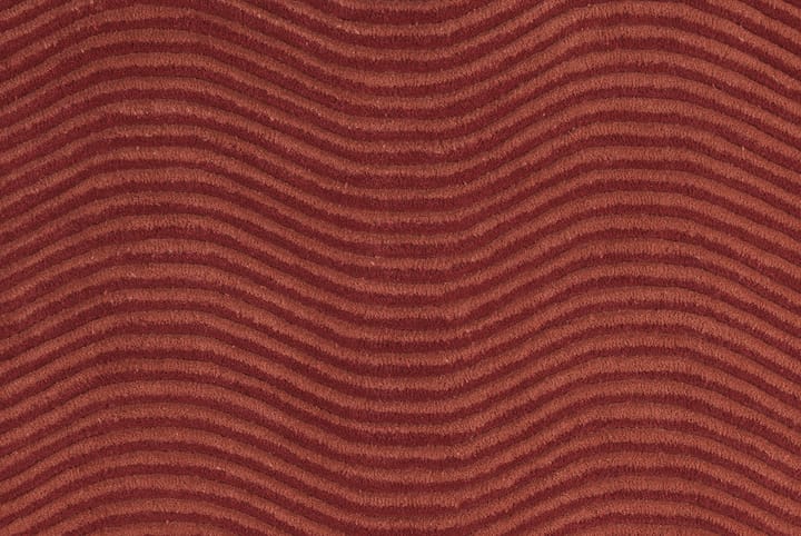 Dunes Wave teppe - dusty red, 170 x 240 cm - Kateha
