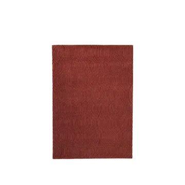 Dunes Wave teppe - dusty red, 170 x 240 cm - Kateha