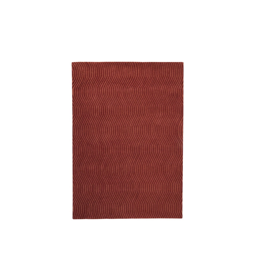 Bilde av Kateha Dunes Wave teppe dusty red 170 x 240 cm