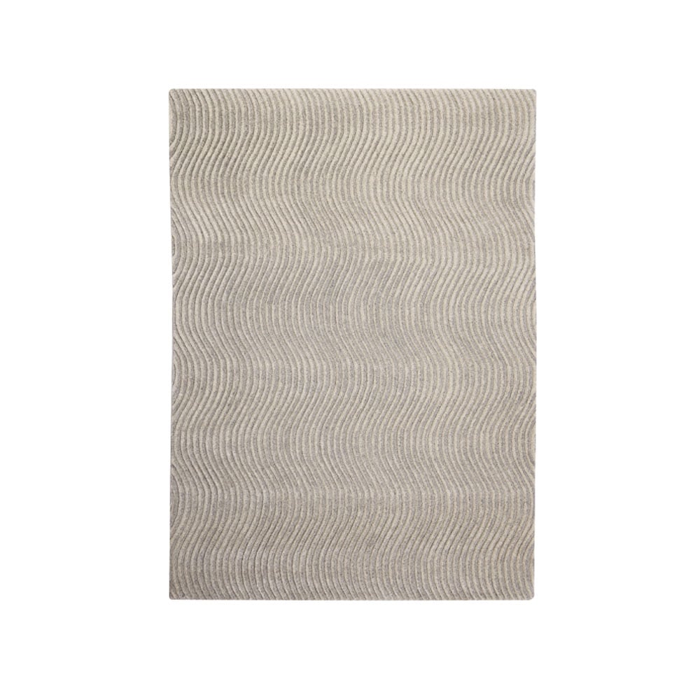 Bilde av Kateha Dunes Wave teppe light grey 200 x 300 cm