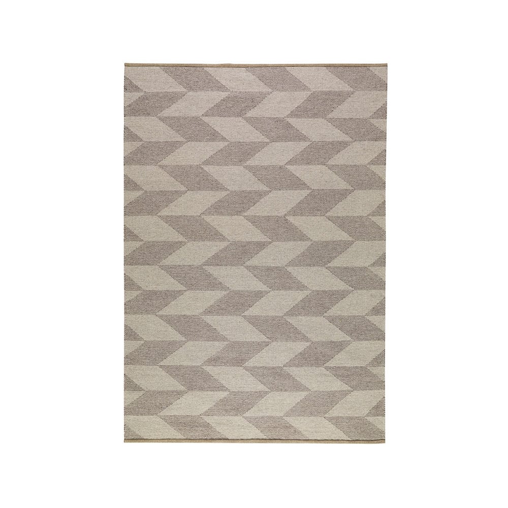 Bilde av Kateha Herringbone Weave teppe Light beige 200 x 300 cm