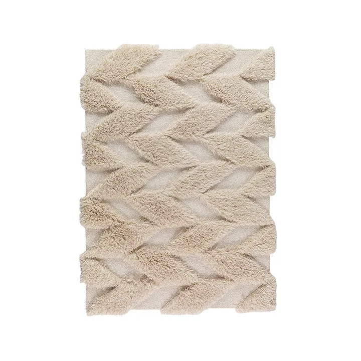 Herringbone Wild teppe - Light beige, 200x300 cm - Kateha