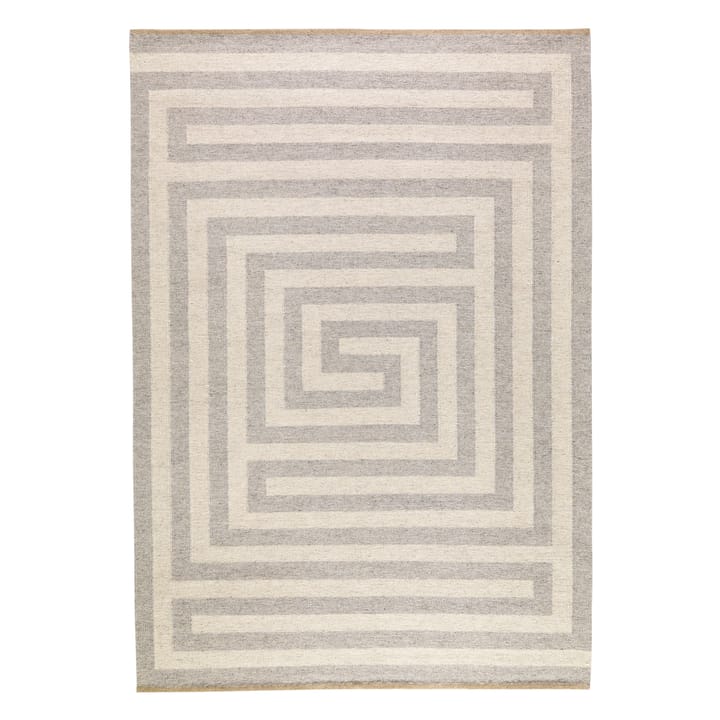 Labyrint gulvteppe 170x240 cm - Light grey - Kateha
